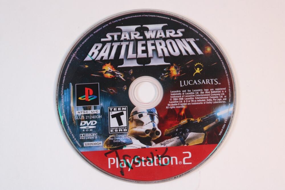 Star Wars: Battlefront II (Sony PlayStation 2, 2005, PS2) Disc Only, Tested